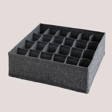 Organizator Tekstylny 35x30 Cm Guat Gris Oscuro - Sklum