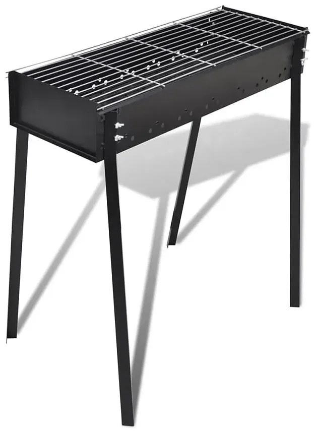 Klasyczny prostokątny grill ogrodowy na węgiel drzewny F1-B67