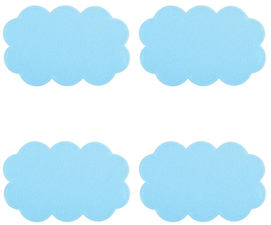 Dziecięce maty antypoślizgowe do wanny 4 szt. 9x14,5 cm Nuages – MSV