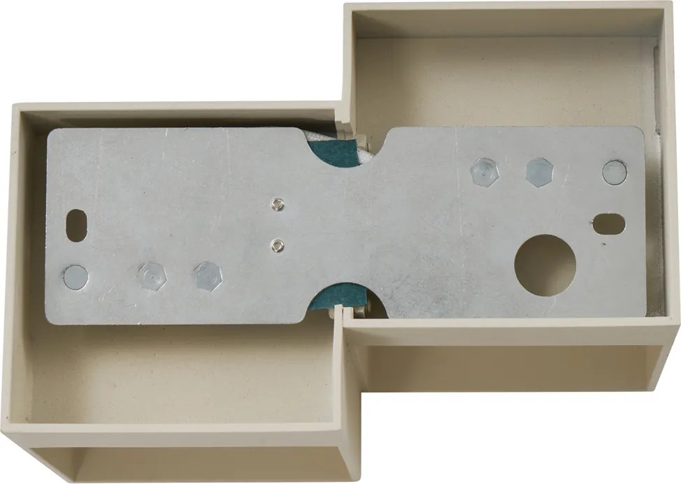 Nowoczesna lampa ścienna beżowa 2-punktowa - Transfer Double