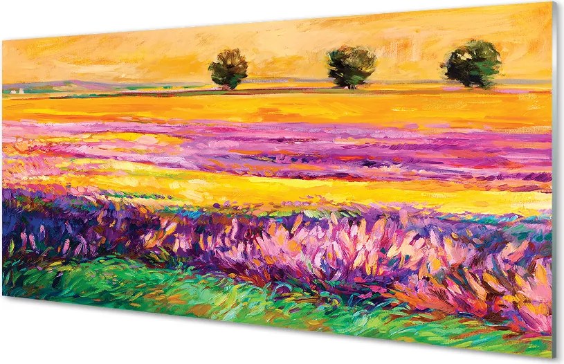 Szklany Panel Korony Drzew pod Niebem