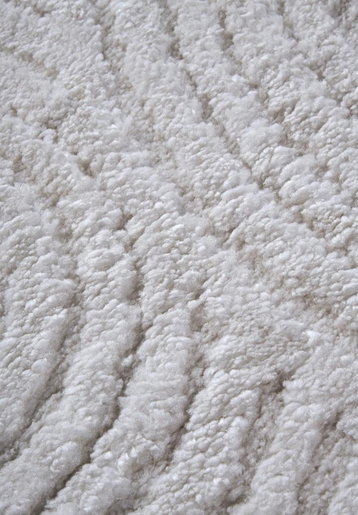 Dywan nowoczesny Gallery 3D Koła kremowy 160 cm x 235 cm