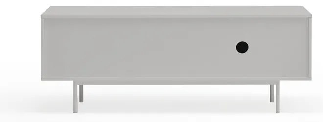 Szaro-naturalna szafka pod TV w dekorze dębu 140x52 cm Sierra – Teulat