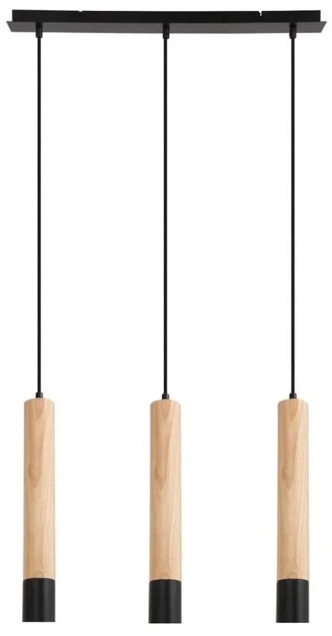 Rabalux 72133 - Lampa BRAULIA 3xGU10/50W/230V na lince, buk