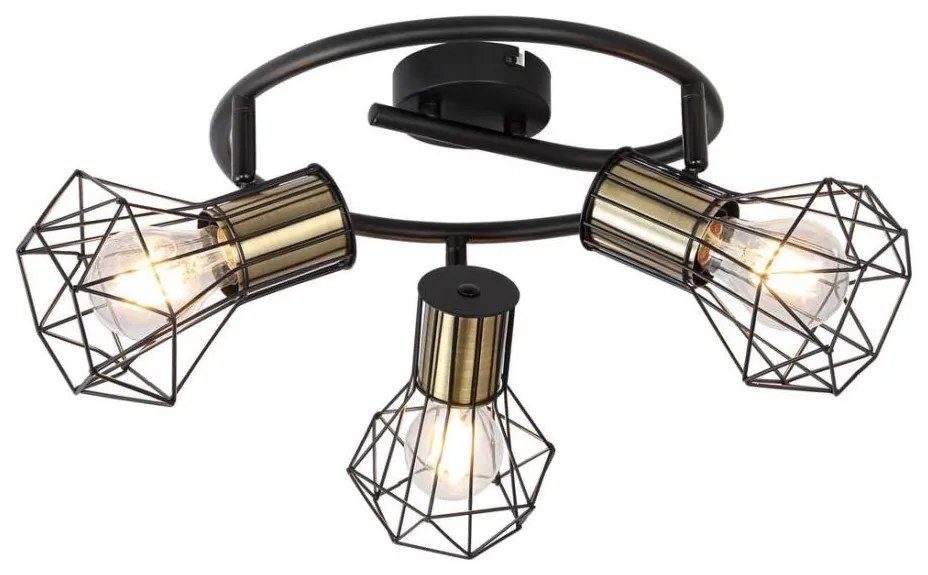 Globo 54017-3M - Lampa punktowa PRISKA 3xE27/40W/230V