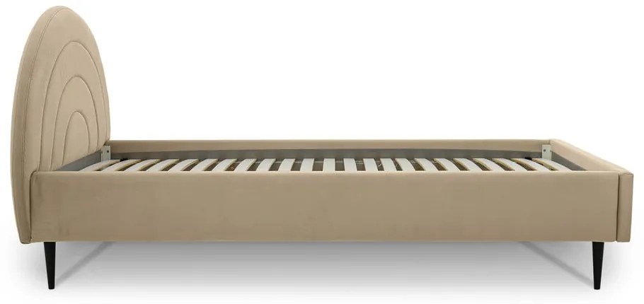 Beżowe łóżko dziecięce 90x200 cm Rainbow – Scandic