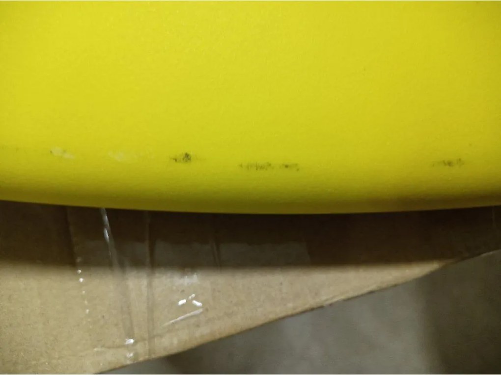 PROMOCJA Żółte krzesło plastikowe KATO II. jakość