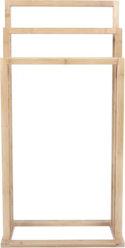 Mexen Bamboo stojący wieszak na ręcznik, bambus natural - 701342-00
