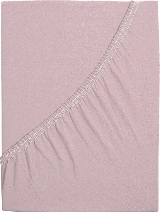 4Home prześcieradło jersey Ideal stary róż, 70 x 140 cm