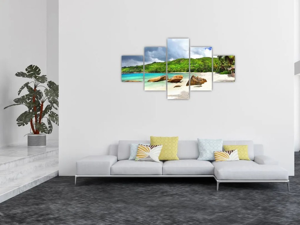 Obraz - Takamaka, Seszele (125x70 cm)