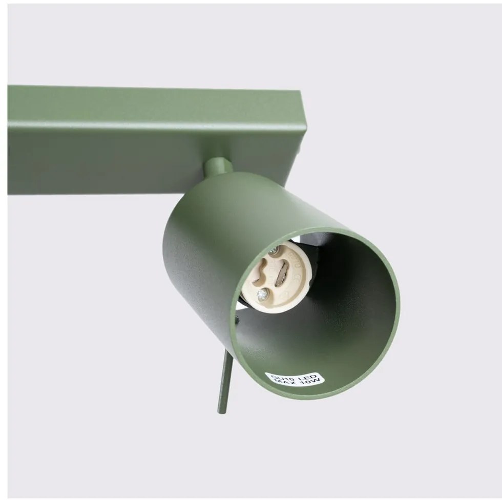 Zielona lampa punktowa 6x45 cm Etna – Sollux