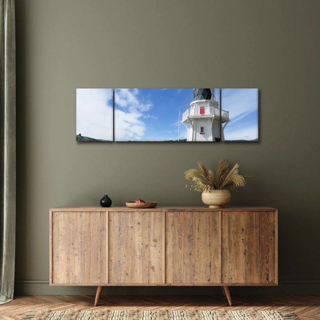 Obraz latarni morskiej Akaroa w Nowej Zelandii (170x50 cm)