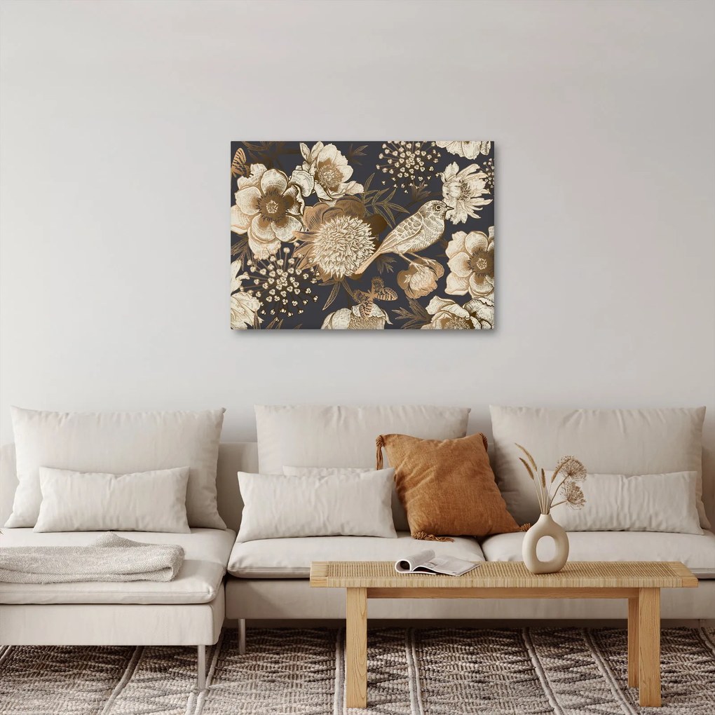 Obraz - Złoty ogród (70x50 cm)