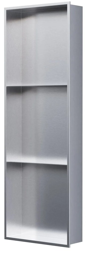 Półka wnękowa ścienna ze stali nierdzewnej NT309010X30 x 90 x 10 cm - Montaż pion lub poziom