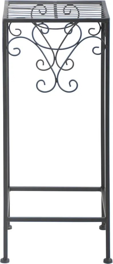 Zestaw 3 czarnych postumentów na doniczki z kwiatami Esschert Design