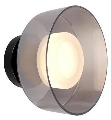 LED Kinkiet LED/8W/230V 3000K czarny/dymny