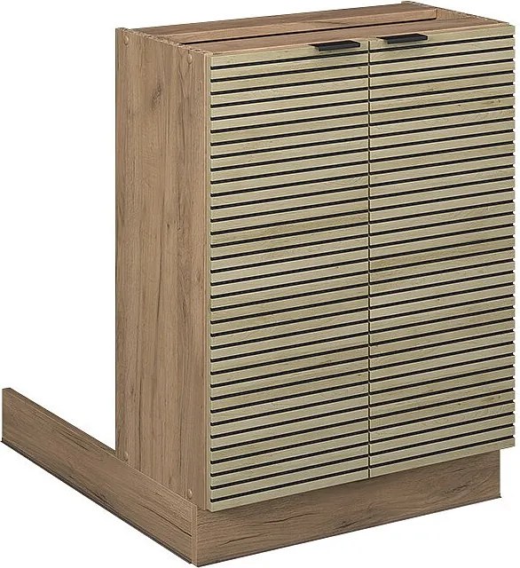 Wyspa kuchenna panel dębowy 60x30x82 fame-line