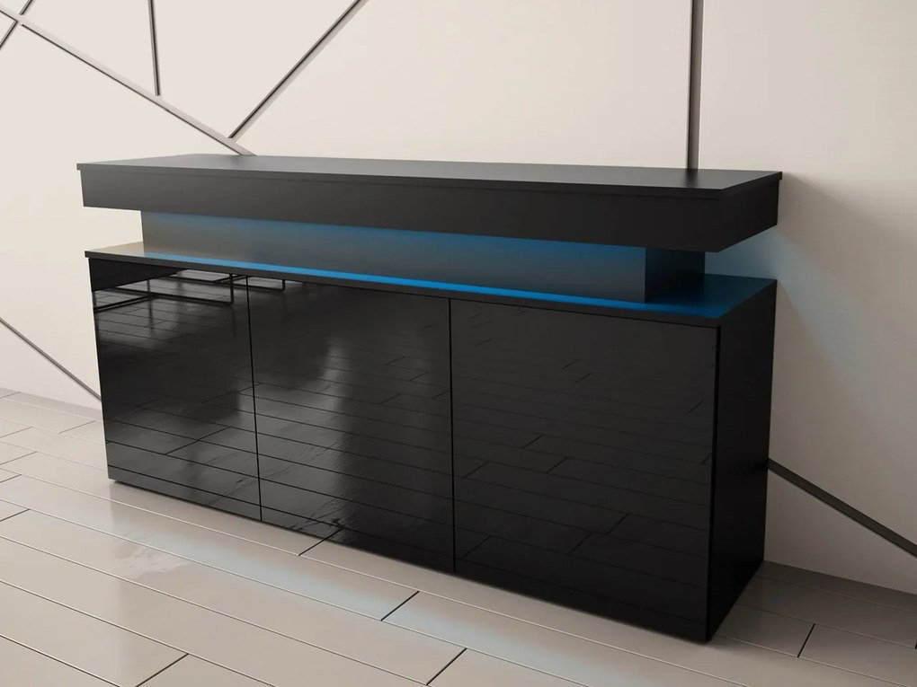 Komoda Lestirola 3D 160 z oświetleniem LED