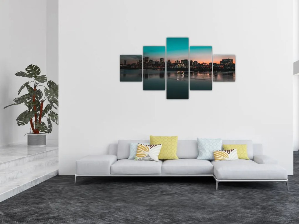 Obraz dużego miasta (125x70 cm)
