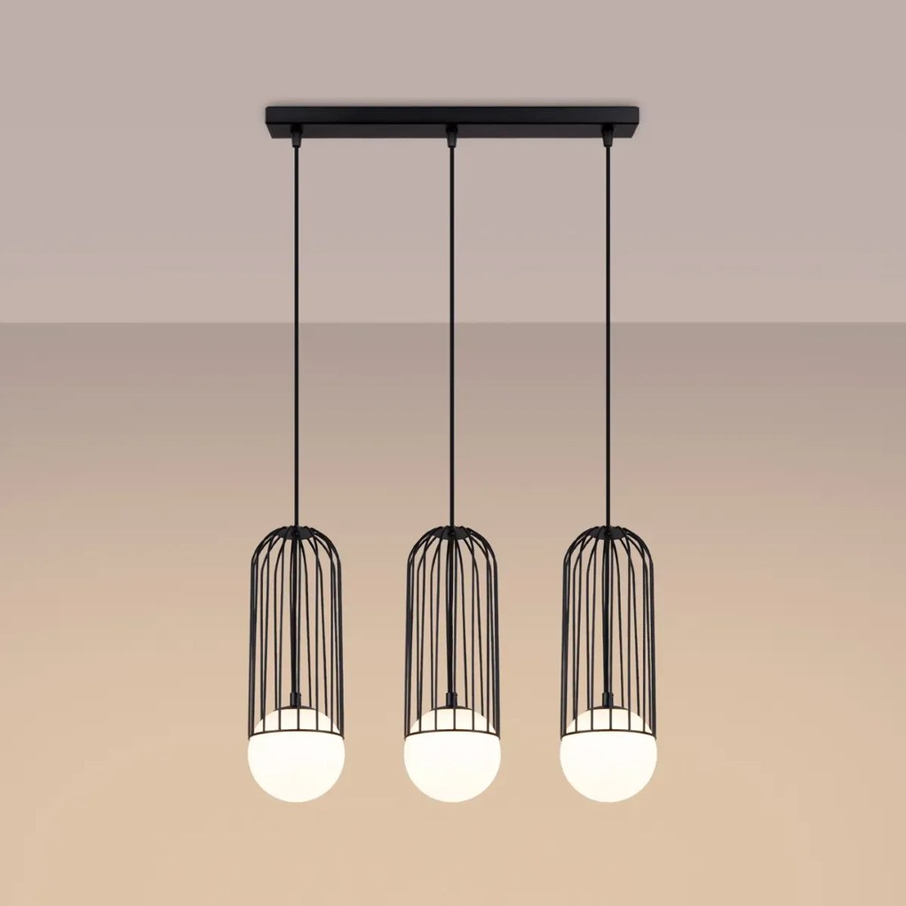 Listwa oświetlająca BRINA 3L czarna SOLLUX LIGHTING