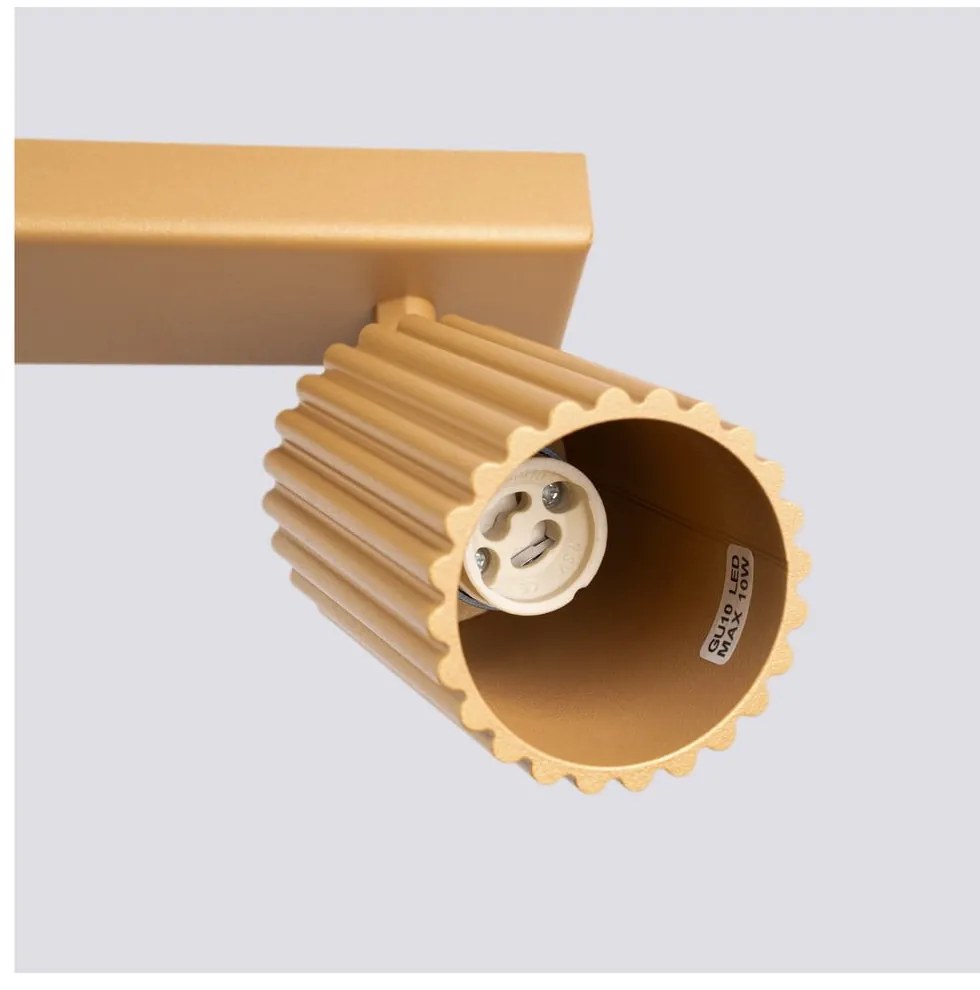 Lampa punktowa w kolorze złota 6,5x45 cm Gleam – Sollux