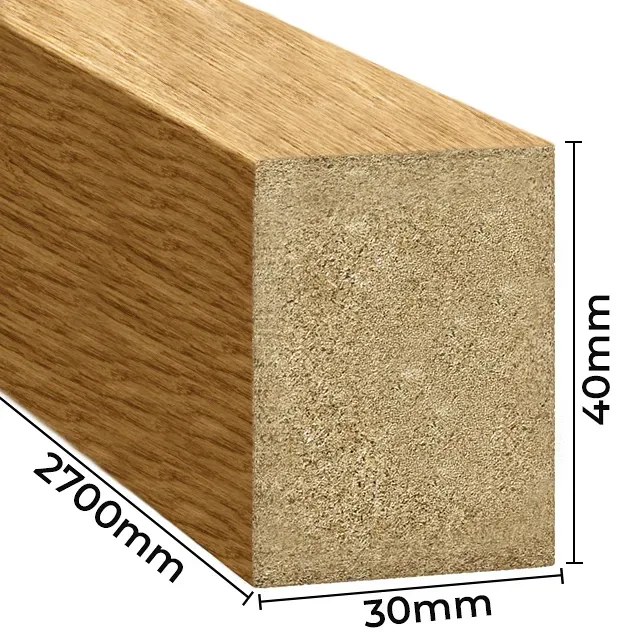 Lamele ścienne 12 szt. dąb fornir F0-P76