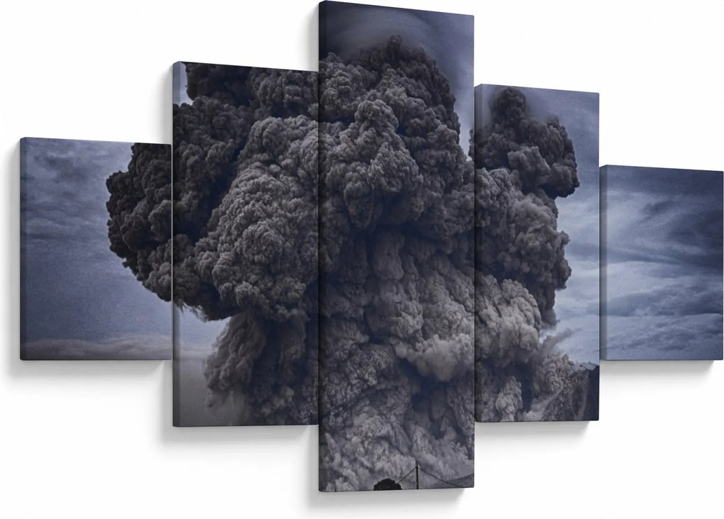 Obraz - Erupcja wulkanu (125x70 cm)