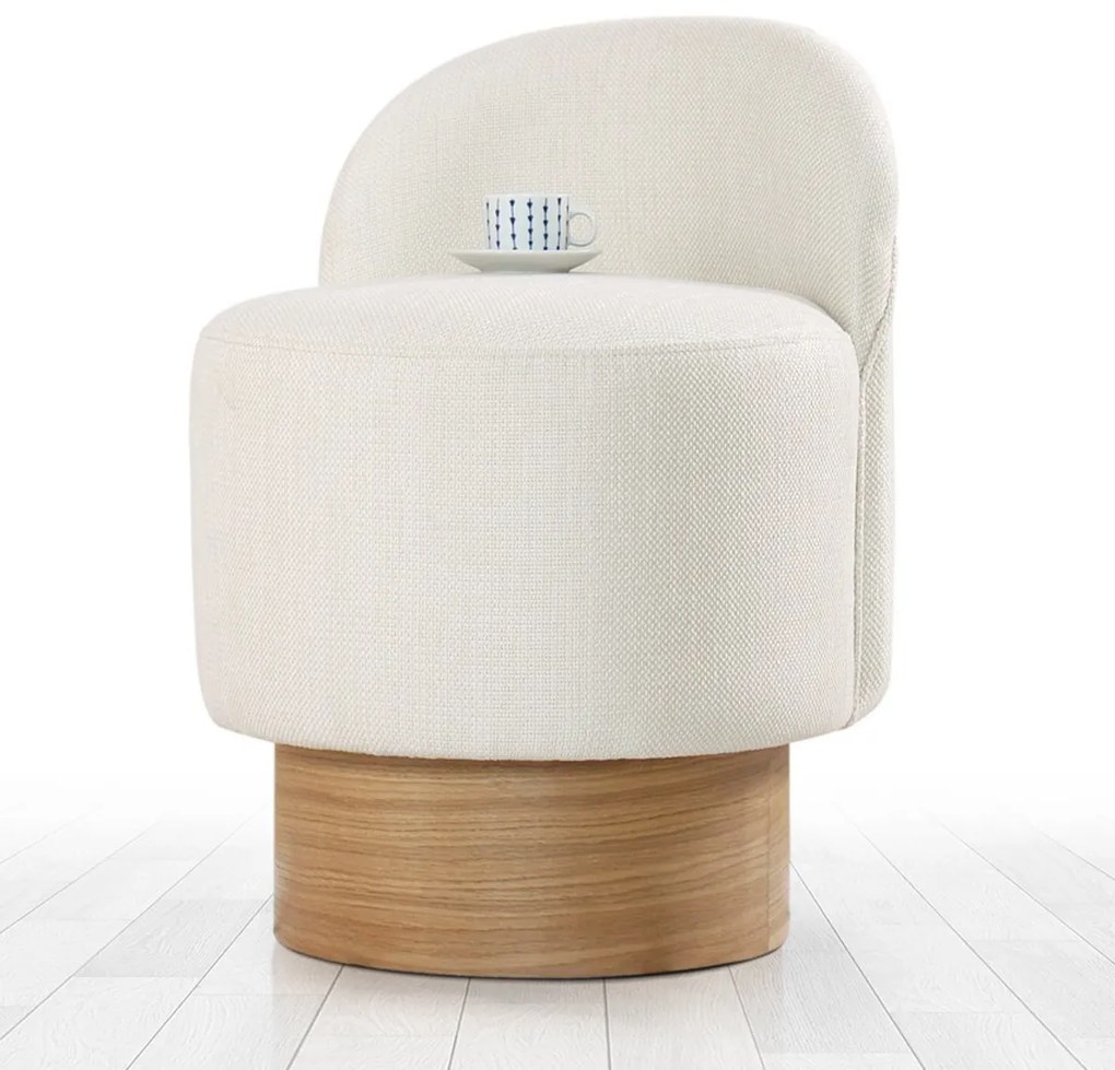 Stołek Barren Pouf Cream