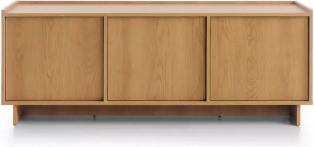 Szafka RTV Vabres 147 cm 3-drzwiowa nowoczesna komoda TV do salonu bez uchwytów