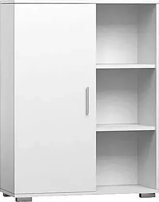 Biała komoda z drzwiczkami C6-T13