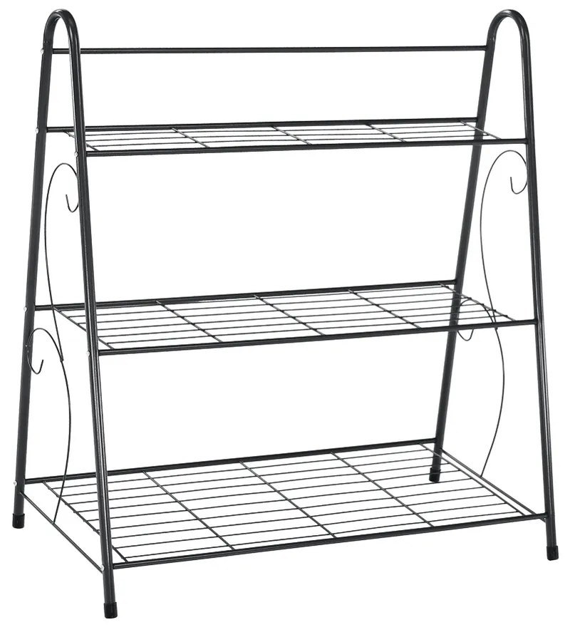 Regał metalowy Veruma, ciemnoszary