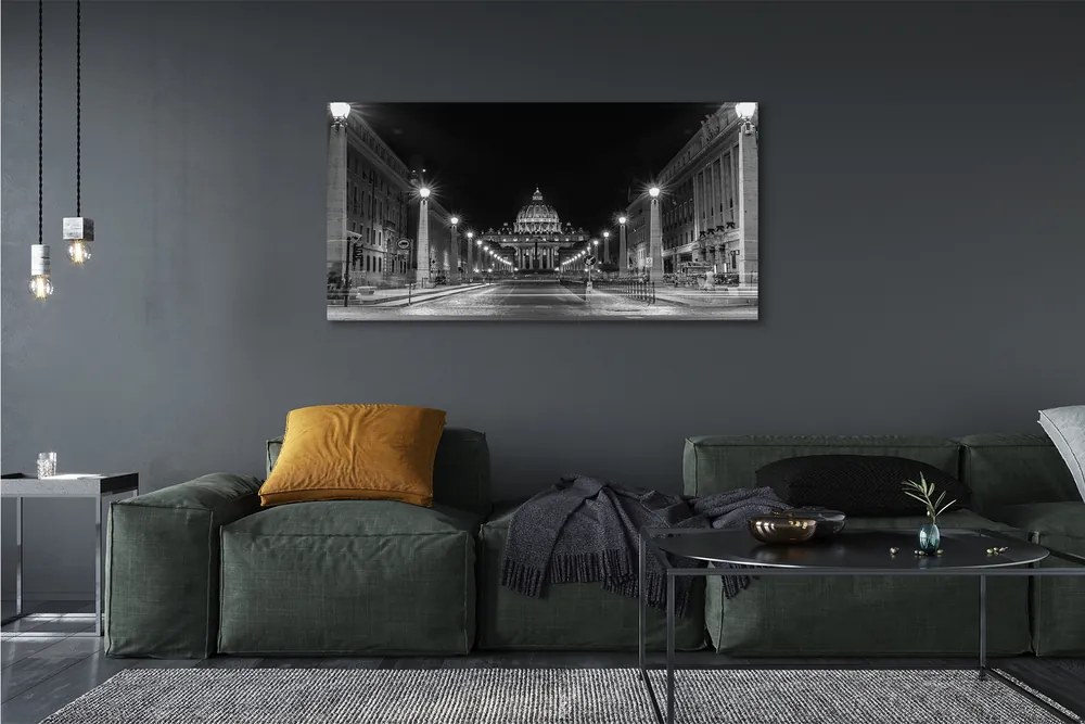 Obraz canvas na ścianę Droga do Zabytkowej Kaplicy