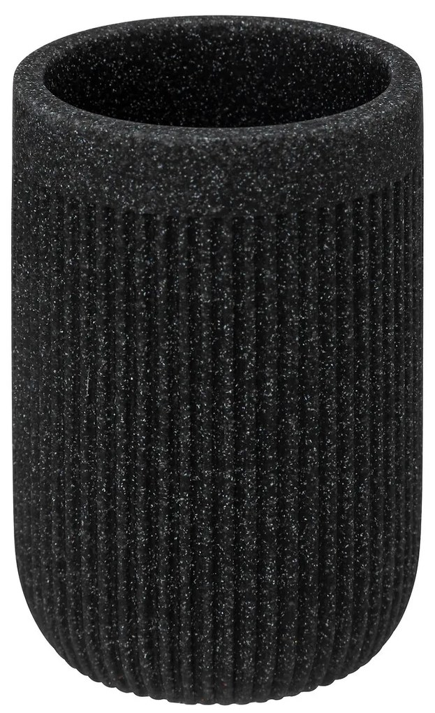 Pojemnik na szczoteczki do zębów, ONYX, łupek, Ø 7 cm