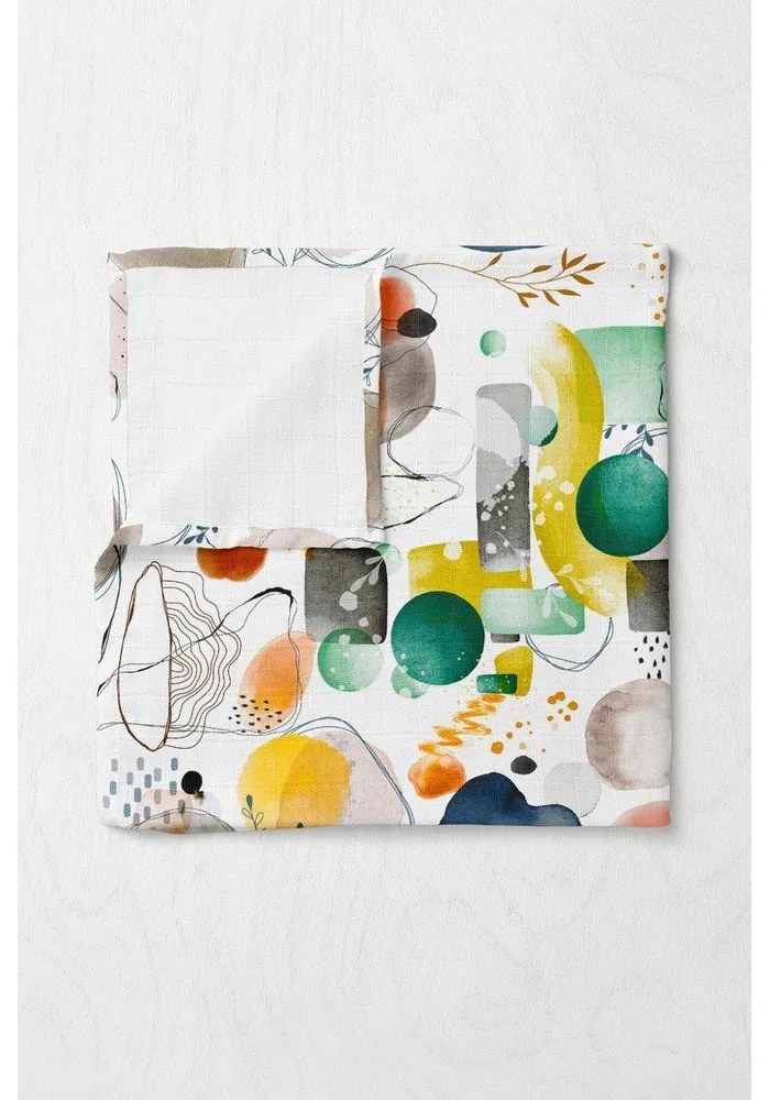 Koc dziecięcy muślinowy 75x100 cm Bohem – Mijolnir