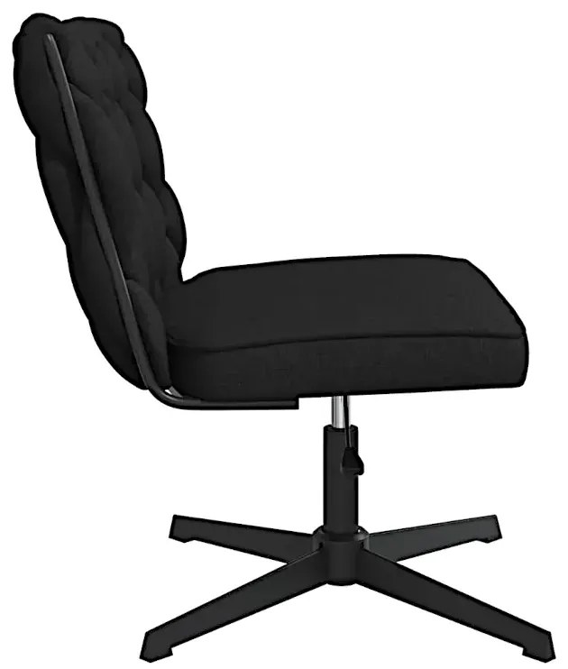 Fotel do biurka glamour czarny W2-G13