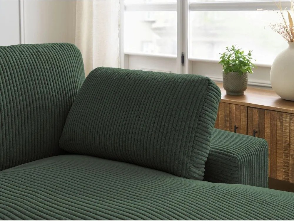 Zielony sztruksowy narożnik Belair – Bobochic Paris