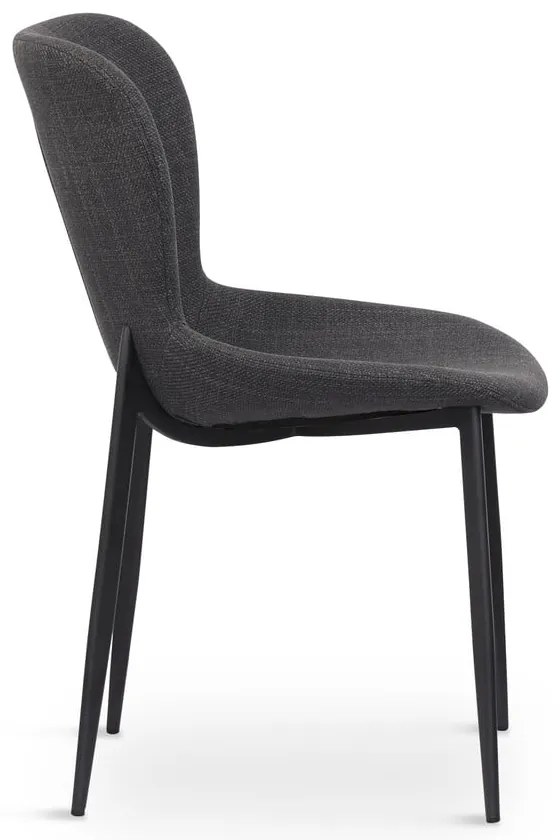 Ciemnoszare krzesło Ross – Unique Furniture