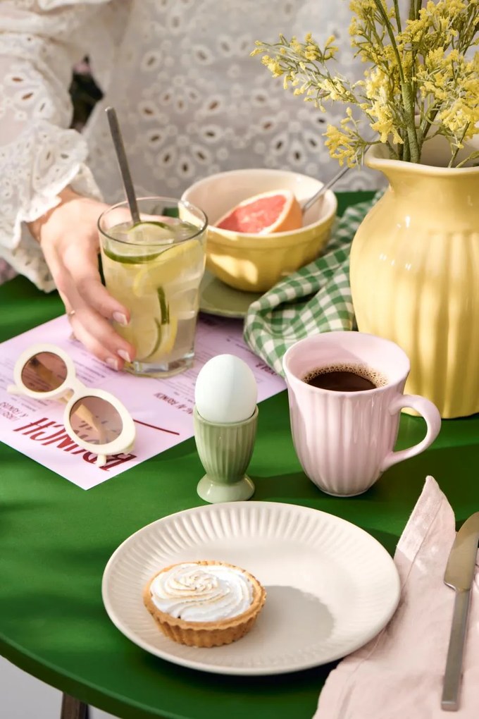 Żółta miska ceramiczna na musli MYNTE LEMONADE