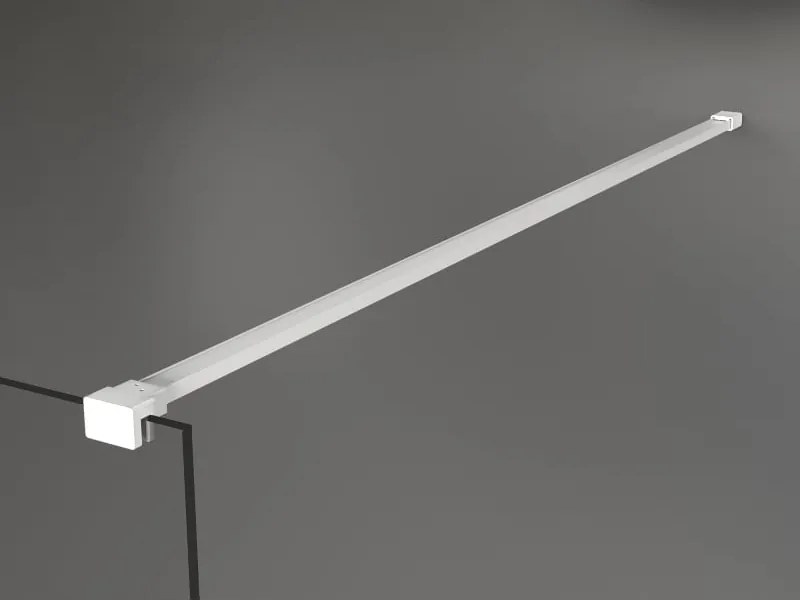 Mexen Kioto ścianka prysznicowa Walk-in 100 x 200 cm, lustro 8 mm, biała - 800-10-101-20-50