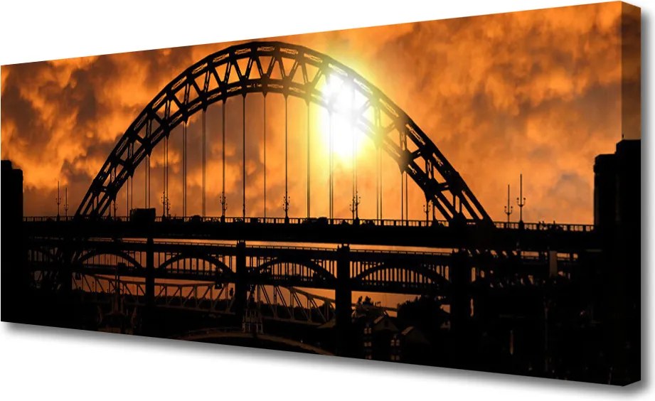 Fotoobraz na płótnie Monumentalna Konstrukcja Mostu