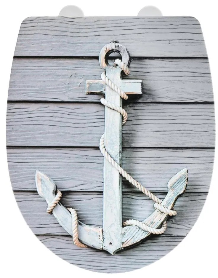 WENKO 23536100-WC deska sedesowa RELIEF 36,5x45 cm wielobarwna/srebrna