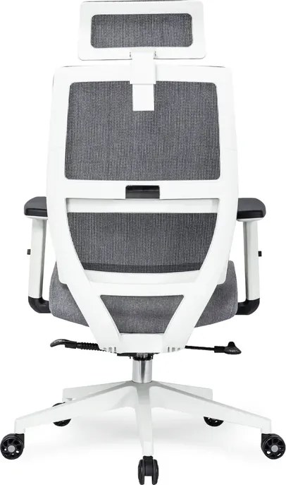 Fotel Biurowy Ergonomiczny Obrotowy NICKI Szary Nowoczesny