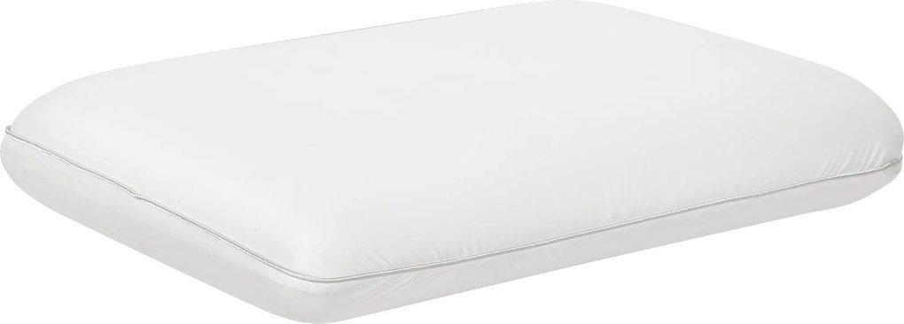 HOMCOM Poduszka z pianki memory, poduszka na szyję z zdejmowanym pokrowcem, ergonomiczna 60 x 40 cm, kremowy