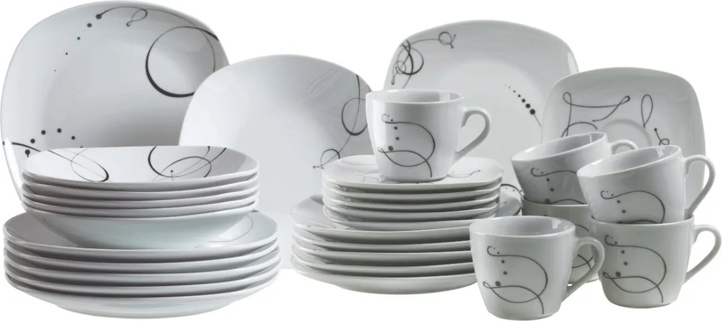 Mäser Zestaw naczyń stołowych 30 szt. CHANSON