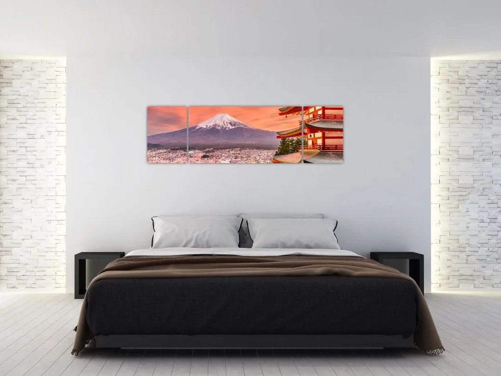 Obraz - Fujiyoshida, Japonia (170x50 cm)