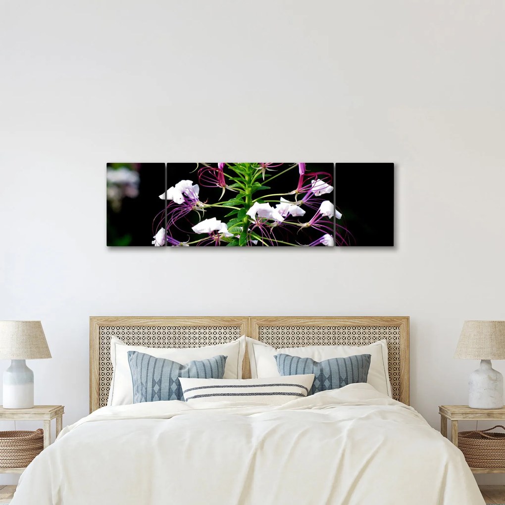 Obraz kwiatu (170x50 cm)