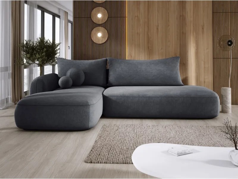 Narożnik BABU z funkcją spania układ L Lewy Tkanina CLOUD 91