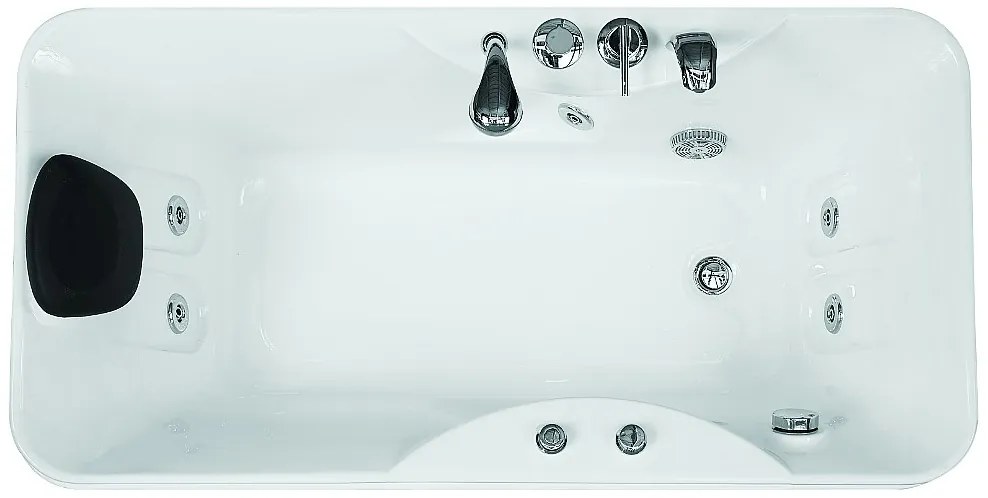 Wanna z hydromasażem GAVINO - 1-osobowa - 140L - 75 x 150 x wys.59 cm - narożnik prawy