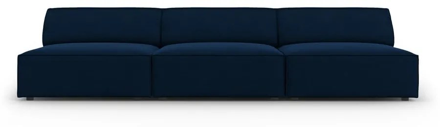 Ciemnoniebieska aksamitna sofa 240 cm Jodie – Micadoni Home