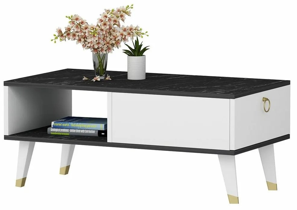 Stolik konferencyjny Delux Black and White